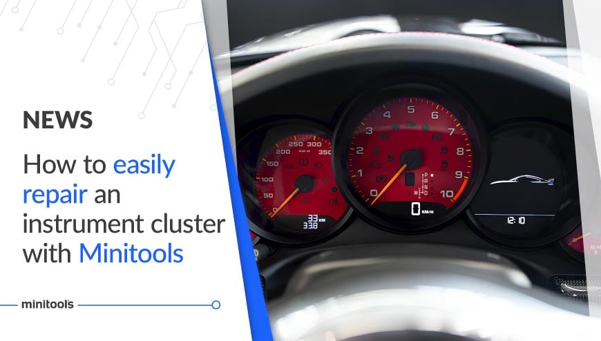How to fix instrument clusters with Minitools spare parts